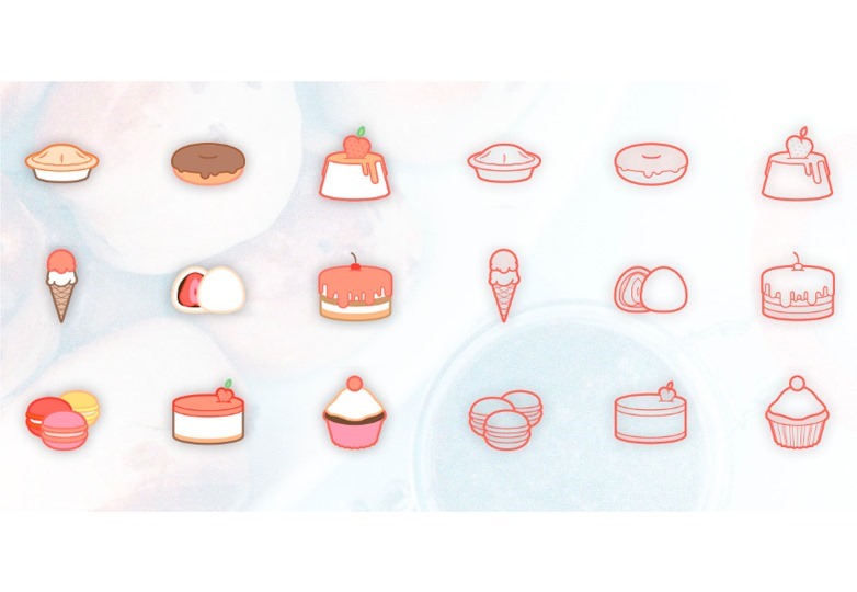 free-sweetsdesserts-icon-set1